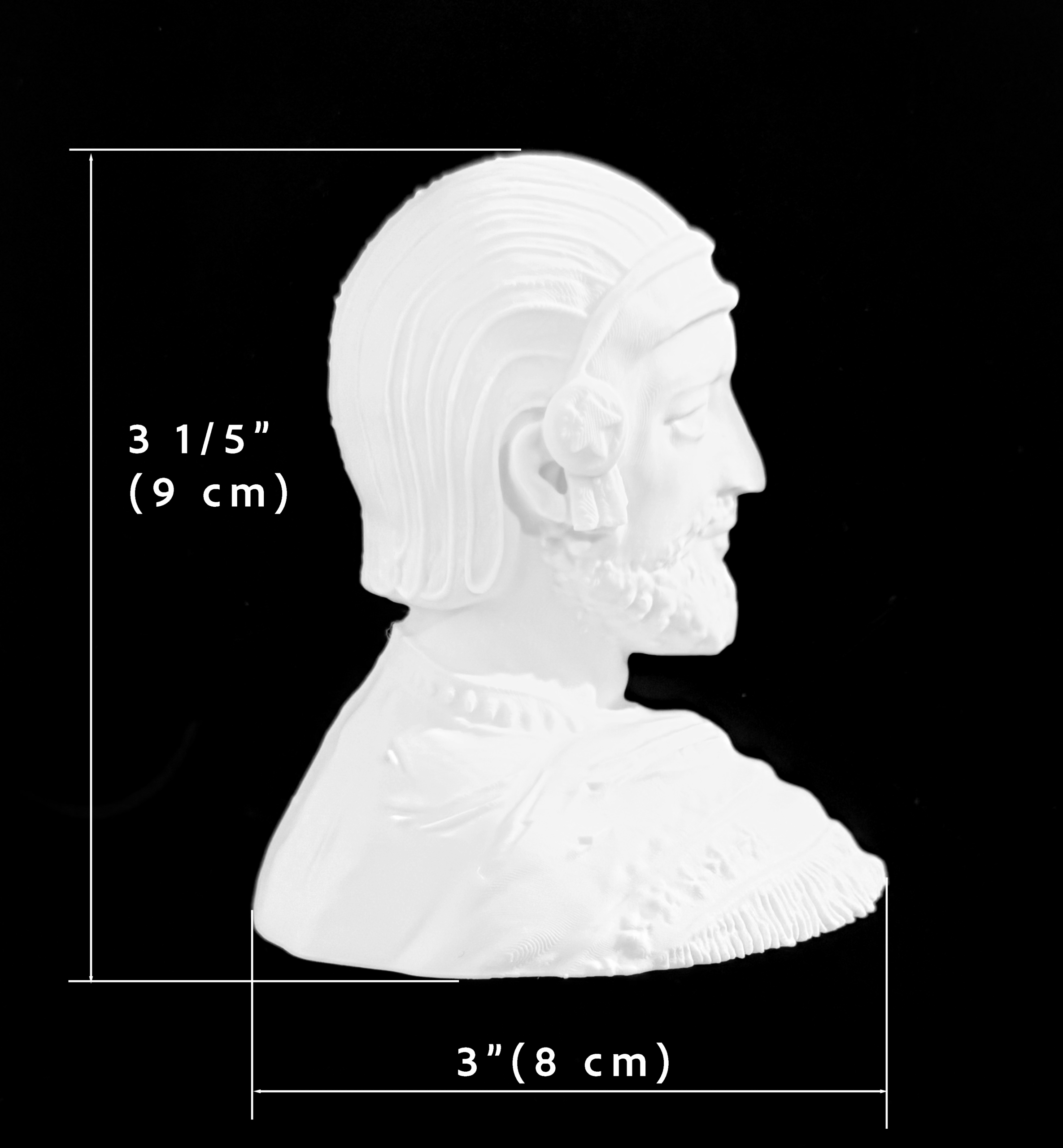 Table Top - Decorative Head of Cyrus the Great - Image 2